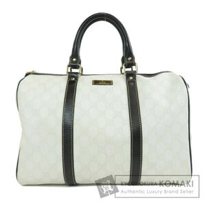 Gucci White GG Supreme Joy Boston Bag